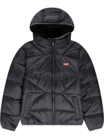 Levi's Kids Doorgestikte jas zwart