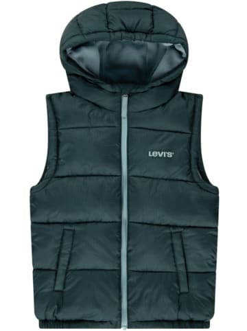 Levi's Kids Kamizelka pikowana w kolorze zielonym