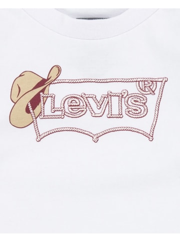 Levi's Kids 3-delige outfit blauw/lichtbruin/wit