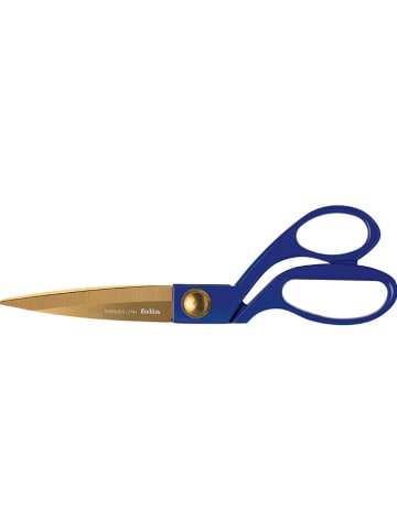 folia PAPER Schere in Gold/ Blau