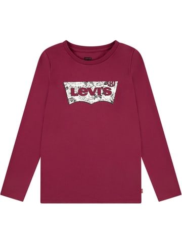 Levi's Kids Longsleeve in Rot