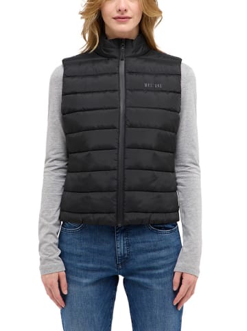 Mustang Doorgestikte bodywarmer "Roberta" zwart