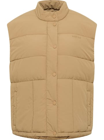 Mustang Doorgestikte bodywarmer "Robin" beige
