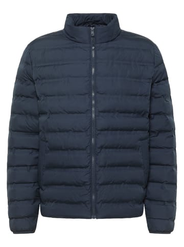 Mustang Doorgestikte jas "Creston" donkerblauw