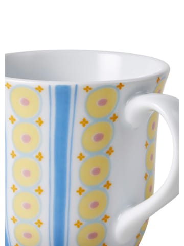 Rosendahl 2-delige set: koppen "Eva" wit/geel/blauw