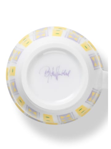 Rosendahl 2-delige set: koppen "Eva" wit/geel/paars