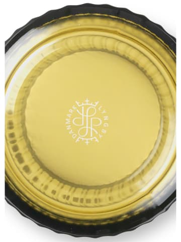 Lyngby Glas Wazon "Lyngby" w kolorze oliwkowym - wys. 20,5 cm