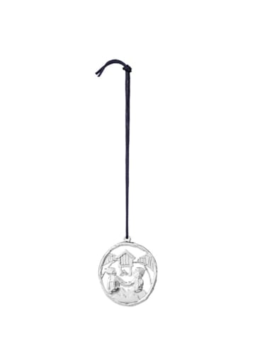 Rosendahl Dekoracyjna zawieszka w kolorze srebrnym - wys. 7,5 cm