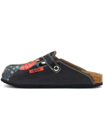 Goby Clogs in Schwarz