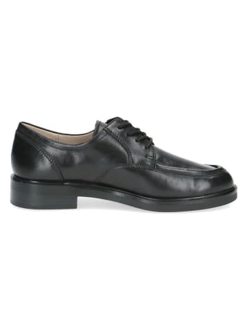 Caprice Leder-Schnürschuhe in Schwarz