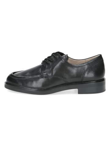 Caprice Leder-Schnürschuhe in Schwarz