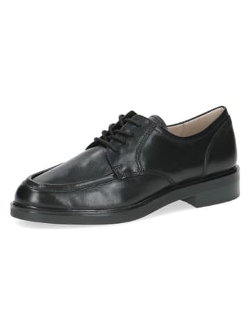 Caprice Leren veterschoenen zwart