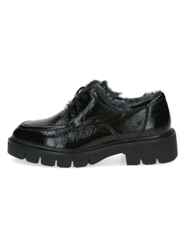 Caprice Leder-Schnürschuhe in Schwarz