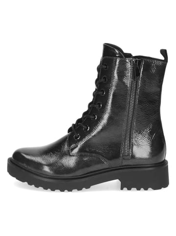 Caprice Leder-Boots in Schwarz