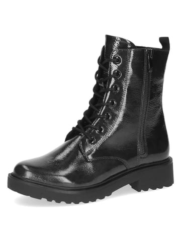 Caprice Leder-Boots in Schwarz