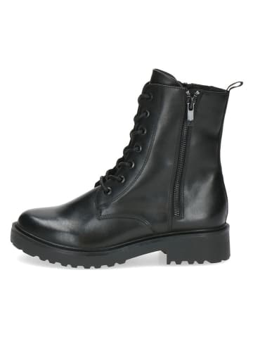Caprice Leder-Boots in Schwarz
