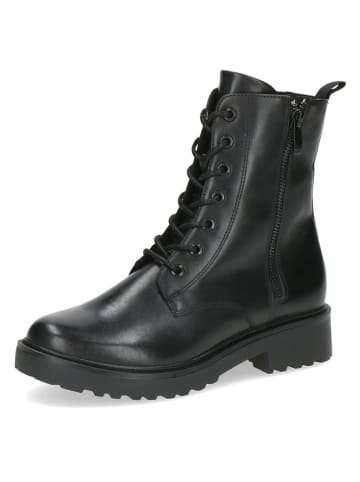 Caprice Leder-Boots in Schwarz