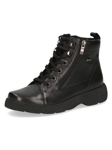 Caprice Leder-Boots in Schwarz