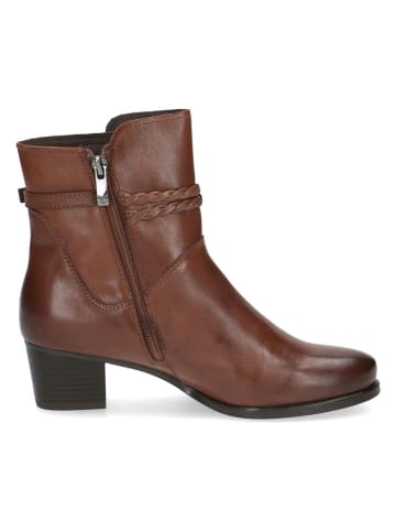 Caprice Leder-Stiefeletten in Braun