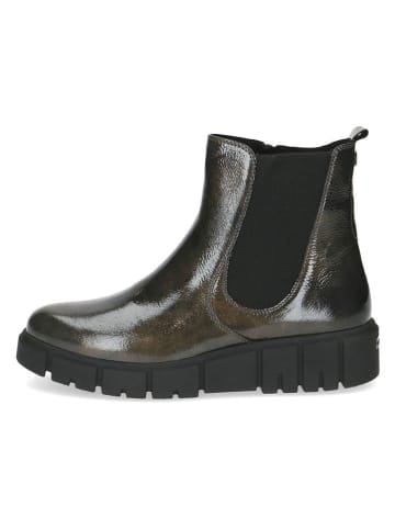 Caprice Leder-Boots in Braun