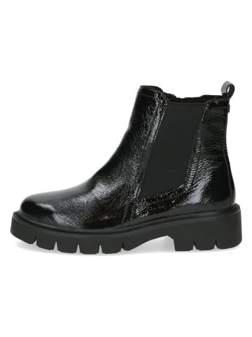 Caprice Leder-Boots in Schwarz