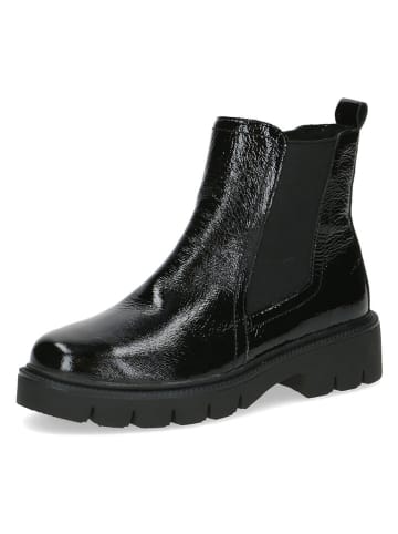 Caprice Leder-Boots in Schwarz