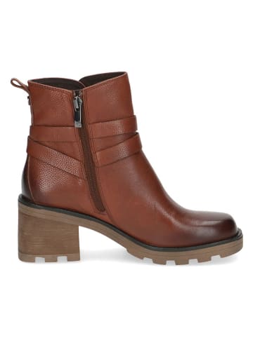 Caprice Leder-Stiefeletten in Braun