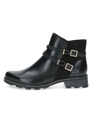 Caprice Leder-Boots in Schwarz