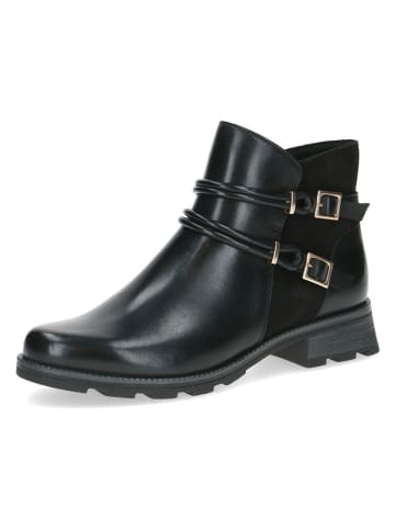 Caprice Leder-Boots in Schwarz