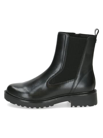 Caprice Leder-Boots in Schwarz