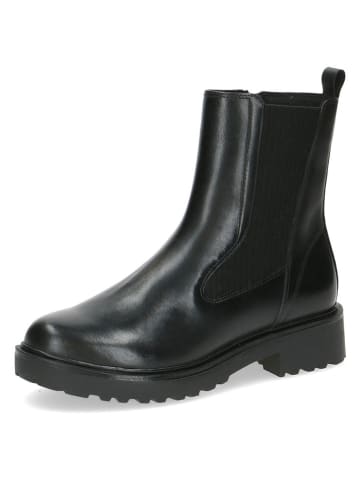 Caprice Leder-Boots in Schwarz