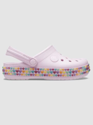 Crocs Chodaki "Crocband Gem Band" w kolorze jasnoróżowym