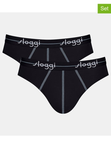 Sloggi 2-delige set: slips "Start Mini" zwart