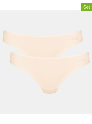 Sloggi 2er-Set: Slips "Go" in Beige