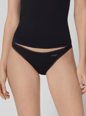 Sloggi 2er-Set: Slips in Schwarz