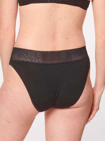 Sloggi Pełne figi menstruacyjne "Tai - Medium" w kolorze czarnym