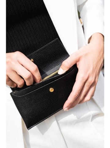 maison héritage PARIS Leder-Geldbörse "Weil" in Schwarz - (B)19 x (H)10 cm