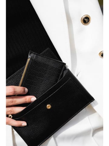 maison héritage PARIS Leder-Geldbörse "Weil" in Schwarz - (B)19 x (H)10 cm