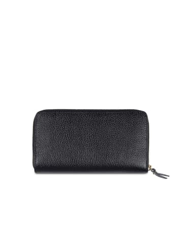 maison héritage PARIS Leder-Geldbörse "Pely" in Schwarz - (B)20 x (H)11 cm