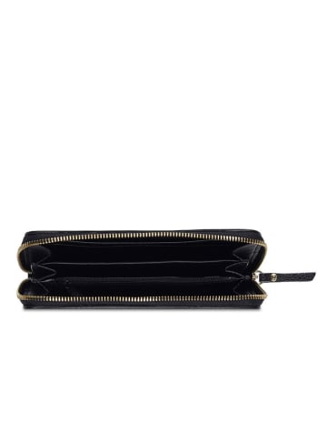 maison héritage PARIS Leder-Geldbörse "Pely" in Schwarz - (B)20 x (H)11 cm