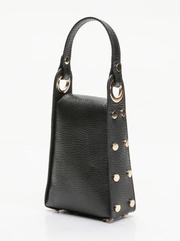 maison héritage PARIS Leren smartphonetas "Vera" zwart - (B)12 x (H)17 x (D)5 cm