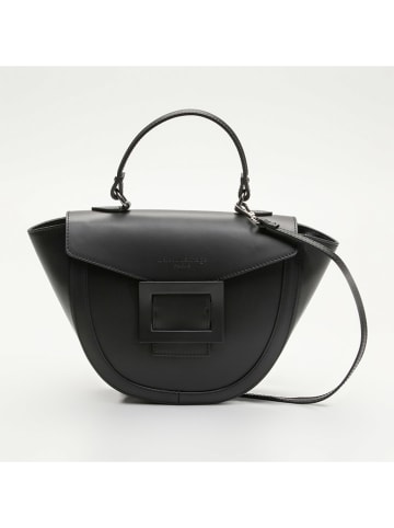 maison héritage PARIS Leder-Umhängetasche "Votti" in Schwarz - (B)28 x (H)21 x (T)9 cm