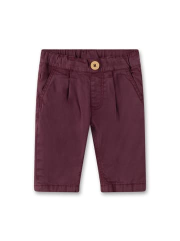 Sanetta Kidswear Spodnie w kolorze ciemnoczerwonym