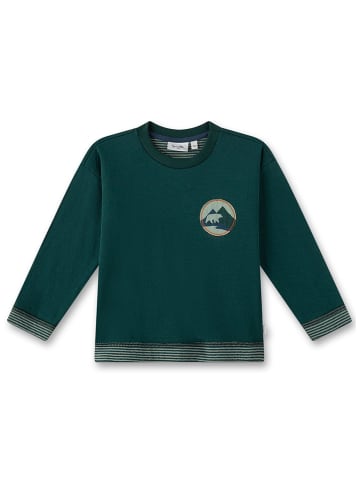 Sanetta Kidswear Bluza w kolorze ciemnozielonym