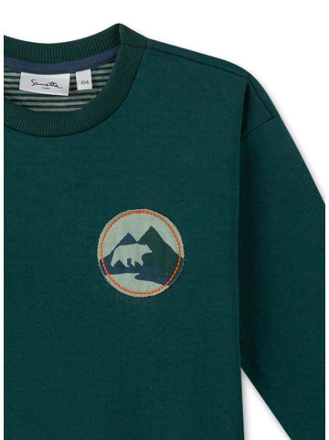 Sanetta Kidswear Sweatshirt in Dunkelgrün