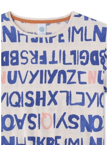 Sanetta Pyjama lichtroze/crème/blauw