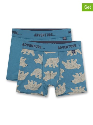 Sanetta 2er-Set: Boxershorts in Blau