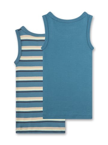 Sanetta 2er-Set: Unterhemden in Blau