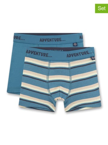 Sanetta 2er-Set: Boxershorts in Blau