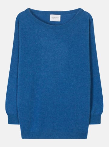 Perfect Cashmere Kaschmir-Pullover "Molly" in Blau